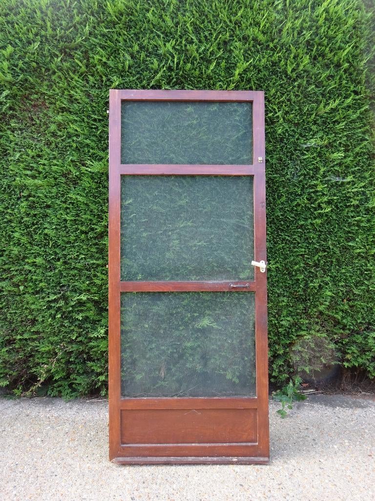 vliegendeur, hordeur, Doe-het-zelf en Bouw, Deuren en Vliegenramen, Ophalen, Gebruikt, 80 tot 100 cm, Hordeur