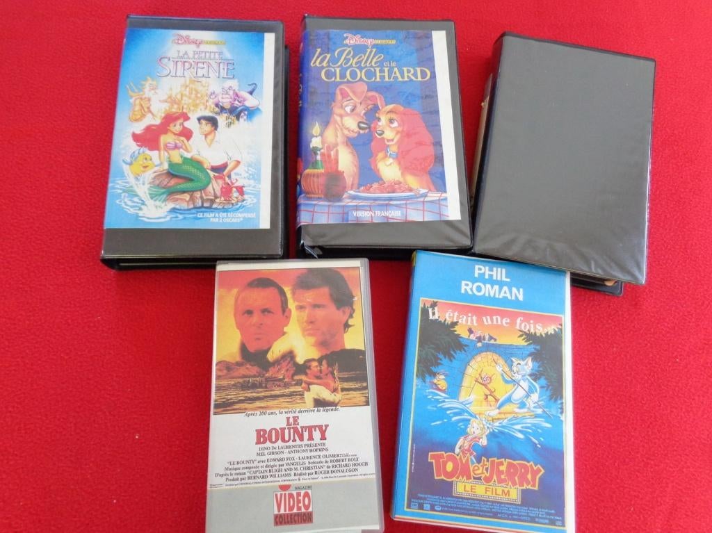 Cassette Vidéo X 5 pièces. N 6, Envoi, Utilisé, Dessins animés et Film d'animation, Dessin animé