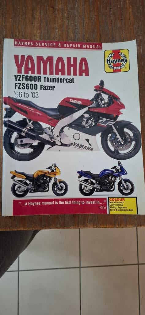 Manuel Haines Yamaha Fazer YZF600R, Enlèvement ou Envoi, Yamaha