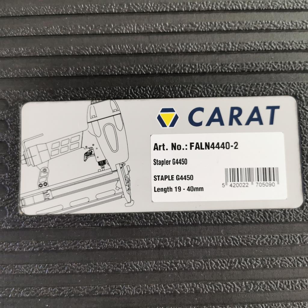 Carat pneumatisch nietpistool in kunststofkoffer, Doe-het-zelf en Bouw, Gereedschap | Handgereedschap, Zo goed als nieuw, Ophalen