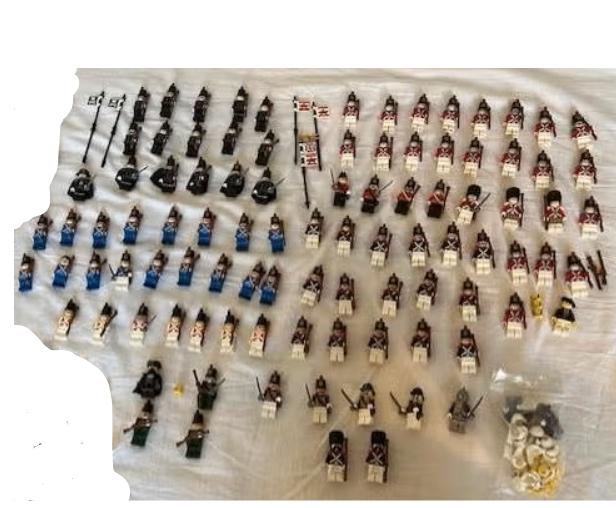LEGO figurine Pirates Imperials manteaux bleu rouge Napoléon, Neuf, Enlèvement ou Envoi, Lego, Accessoires inclus