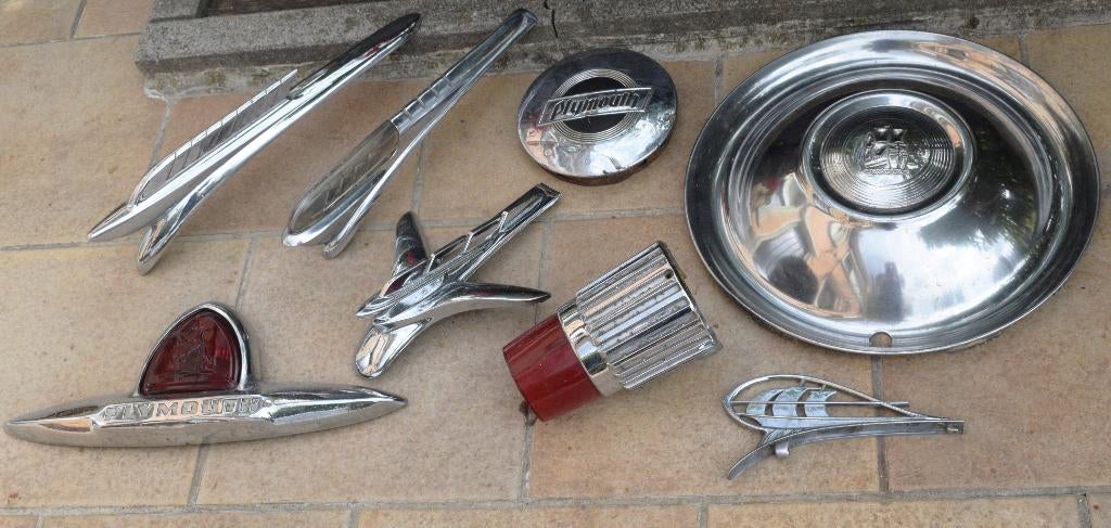 8 onderdelen oldtimer PLYMOUTH  USA amerikaanse, Auto-onderdelen, Ophalen of Verzenden, Gebruikt, Overige automerken