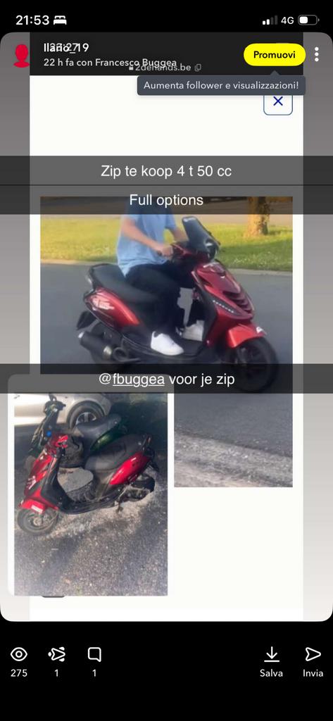 Zip scooter, Ophalen, Zo goed als nieuw, Zip