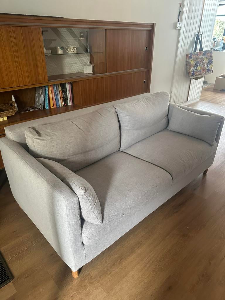 Grijze 3 persoonszetel Maison Du Monde, Huis en Inrichting, Ophalen, Zo goed als nieuw