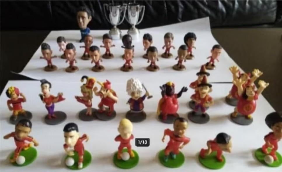 Rode duivels: kaartenboek/stickers, popjes, glazen - vintage, Verzamelen, Ophalen of Verzenden, Gebruikt