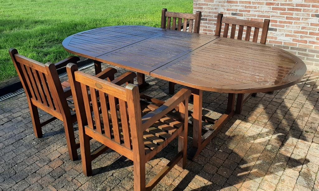 meuble de jardin, Chaise, Utilisé, Enlèvement, 4 places