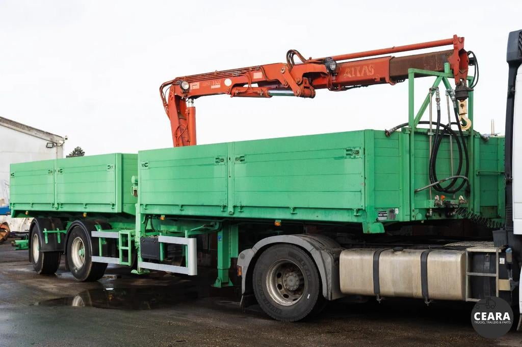 Langendorf ATLAS 140.1 steenoplegger perfect for big bags, Overige brandstoffen, Bedrijf, Aanhangers en Opleggers, Te koop