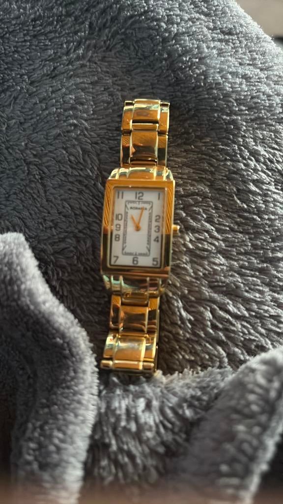 Elegant Rodania horloge – Goudkleurig – Klassieke Tank-stijl, Ophalen, Zo goed als nieuw
