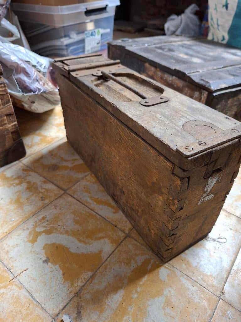 Coffre à minutes MG WW1, Collections, Enlèvement