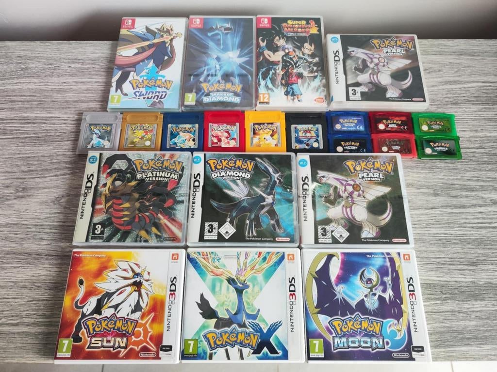 Pokémon games: Switch, DS, 3DS, Color Advance, Games en Spelcomputers, Games | Nintendo Game Boy, Ophalen of Verzenden