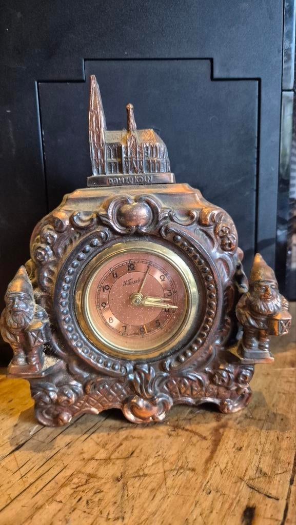 Ancien réveil en régule ( Cologne), Antiquités & Art, Enlèvement ou Envoi