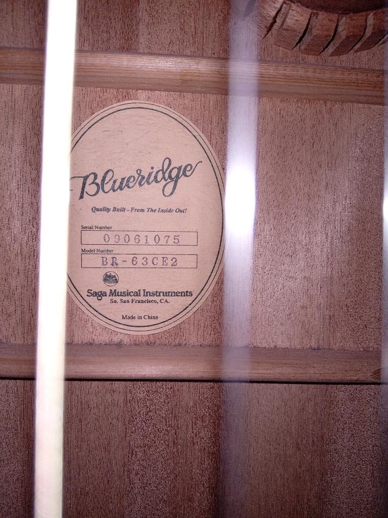 blueridge gitaar, Muziek en Instrumenten, Ophalen, Gebruikt, Met (piezo-)element