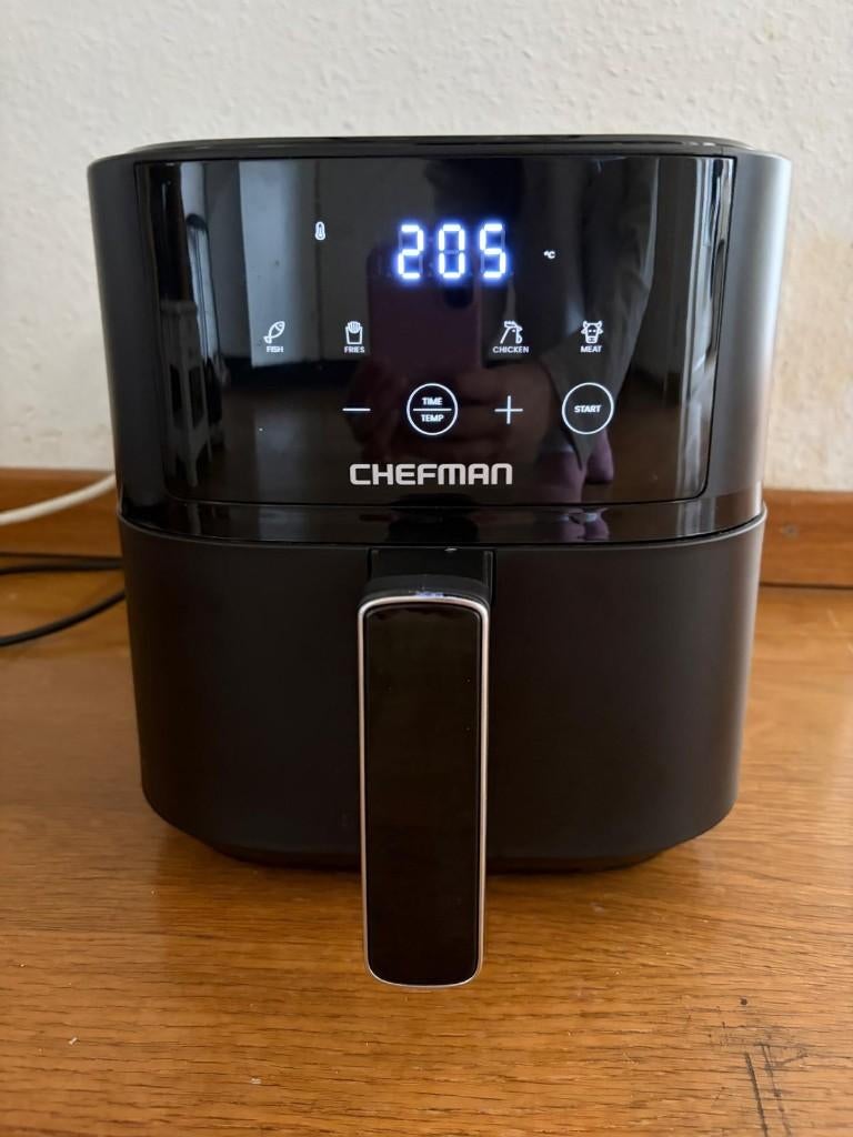 Airfryer-Black Chefman, Enlèvement ou Envoi, Comme neuf, Friteuse à air