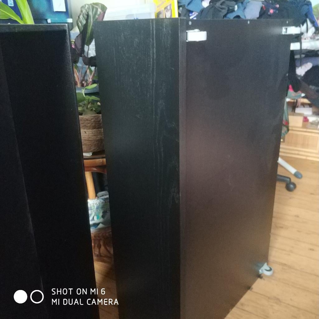 Rangement sous lit Ikea Malm, Enlèvement ou Envoi, Comme neuf, Noir