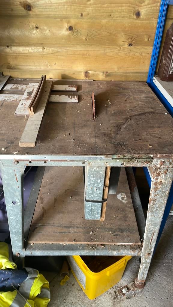 Zaagtafel, Ophalen, Zo goed als nieuw