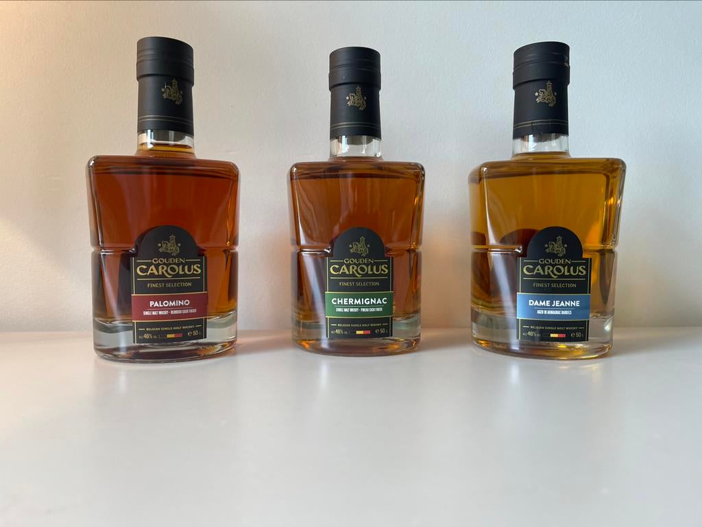 Whisky doré Carolus -> Chermignac - Dame Jeanne - Palomino, Collections, Vins, Enlèvement ou Envoi