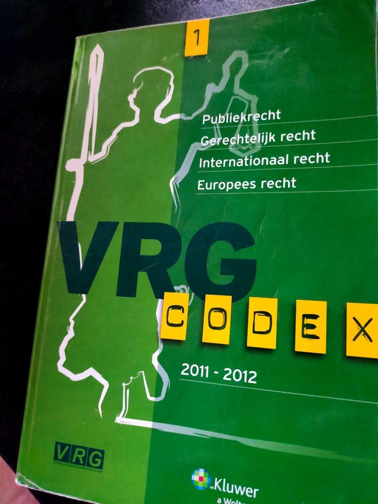 VRG Codex, Boeken, Ophalen of Verzenden, Gelezen, Wolters kluwer
