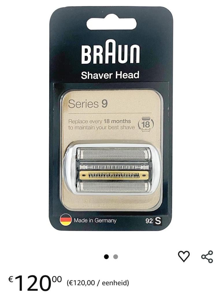 Braun series 9, Enlèvement ou Envoi
