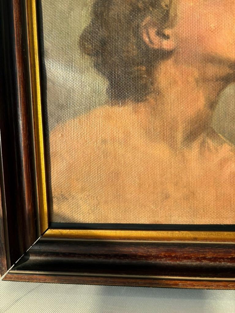 Magnifique Tableau huile sur toile antiquité, Antiquités & Art, Enlèvement