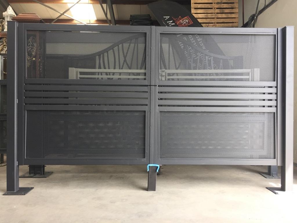 tuinpoorten (actie) van 2750. aluminium. 300cm, Ophalen, 200 cm of meer, Looppoort, 150 tot 200 cm