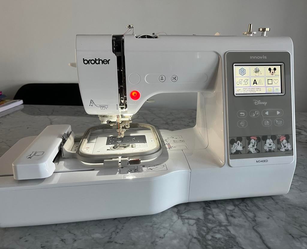 Brother ME340ED borduurmachine, Ophalen, Zo goed als nieuw, Borduurmachine