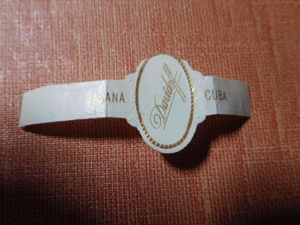 bague de cigare fabricant Davidoff, Collections, Enlèvement ou Envoi, Utilisé, Bagues de cigare