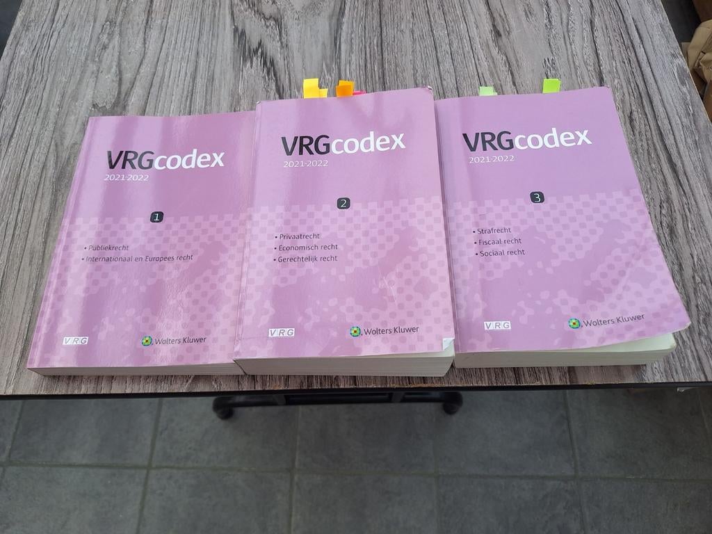 vrgcodex 2020-2021, Ophalen of Verzenden, Zo goed als nieuw