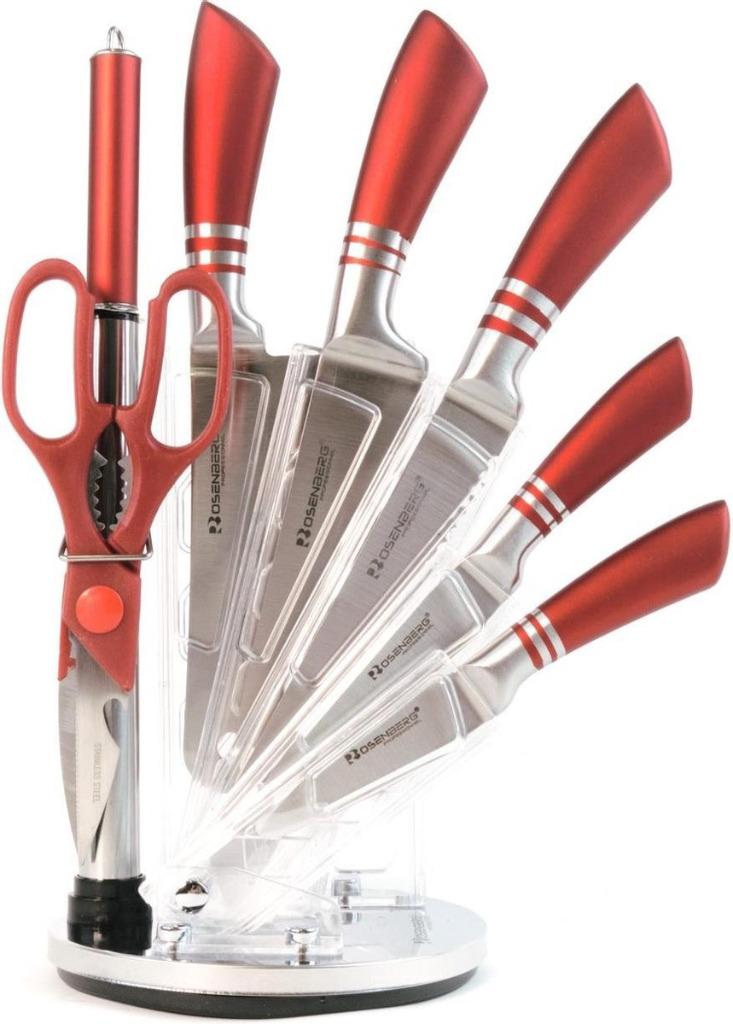 Ensemble de couteaux standard 8dlg en 2 couleurs — Nouveau, Maison & Meubles, Cuisine | Couverts, Neuf, Ensemble de couverts, Autres matériaux