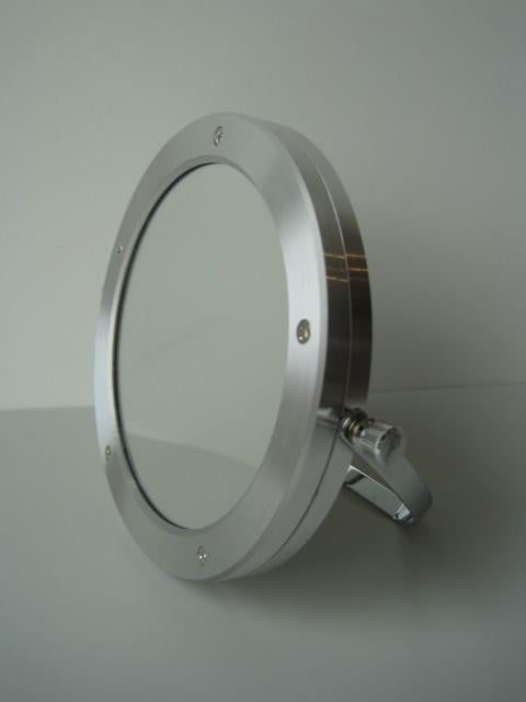 Make-up spiegel met voet metaal 14 cm - NIEUW, Ophalen of Verzenden, Nieuw, Gehele gezicht, Accessoires