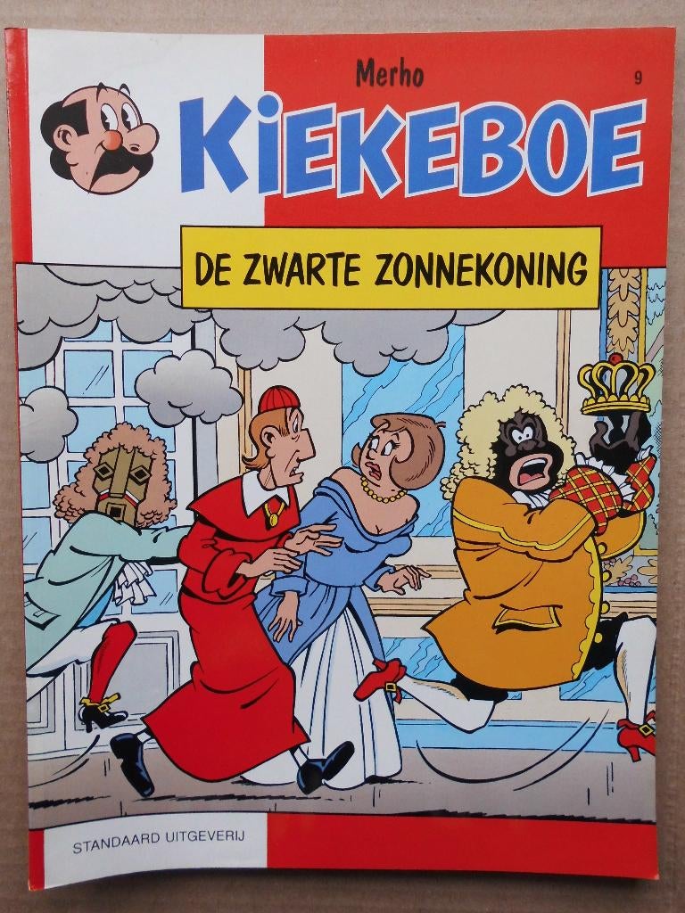 Kiekeboe - De zwarte zonnekoning, Boeken, Gelezen, Eén stripboek, Merho, Ophalen of Verzenden