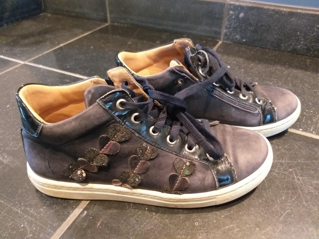 Hoge blauwe schoen Zecchino d'Oro - mt 34, Gebruikt, Meisje, Schoenen, Ophalen of Verzenden