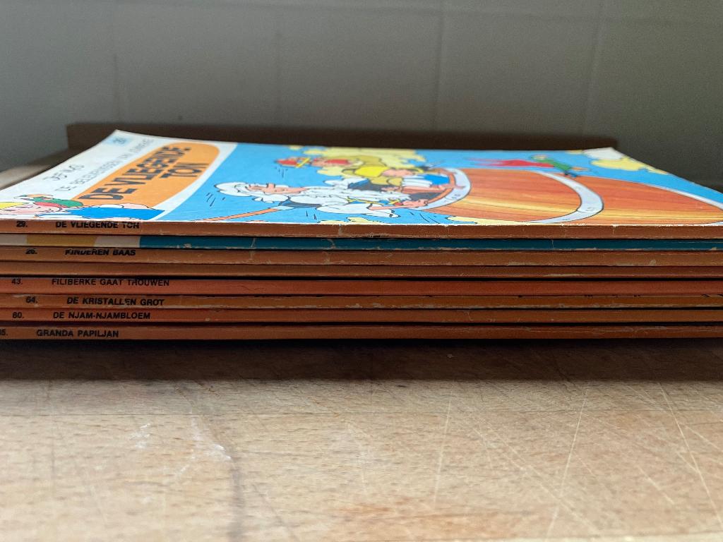 8 Jommeke albums- herdruk - gekleurd, Jef Nys, Plusieurs BD, Utilisé, Envoi