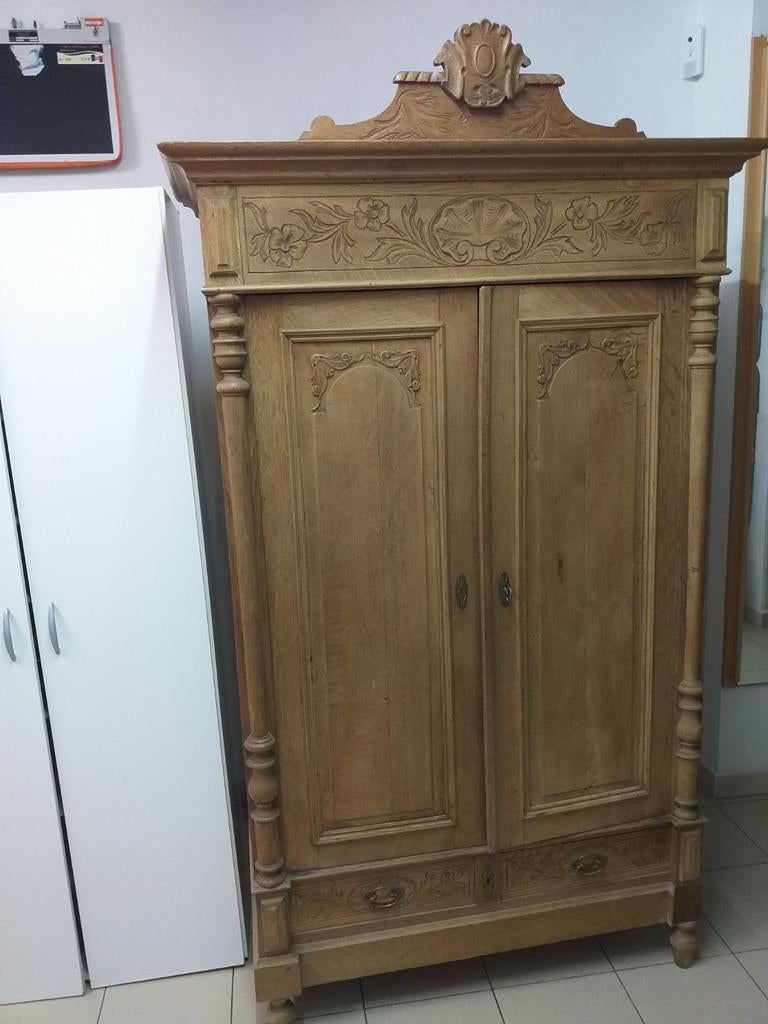 Petite garde robes tout chêne dim 1,851,051,48, Maison & Meubles, Enlèvement, Chêne