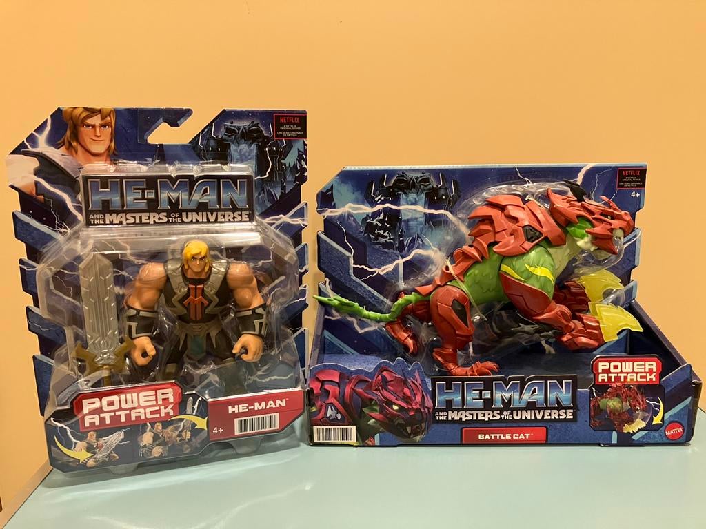 Masters of the Universe He-man en Battlecat, Ophalen of Verzenden, Nieuw