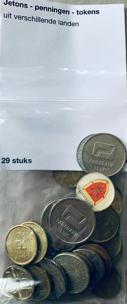 assortiment jetons, penningen en tokens, Timbres & Monnaies, Pièces & Médailles, Enlèvement ou Envoi, Autres matériaux