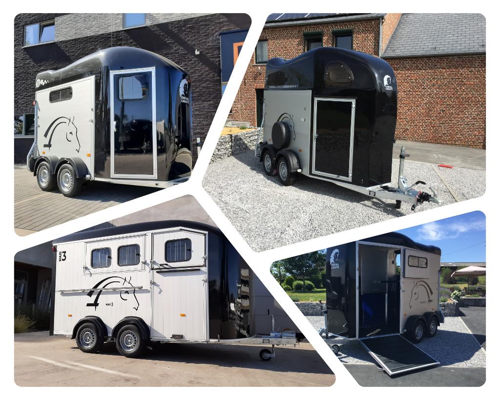 Van Cheval Liberté 2 places ! DE STOCK !, Dieren en Toebehoren, Paarden en Pony's | Trailers en Aanhangwagens, Nieuw, Aluminium