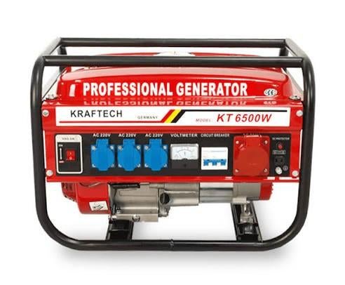 Stroomgroep/generator 6500w geluidsarm nieuw gratis bezorgin