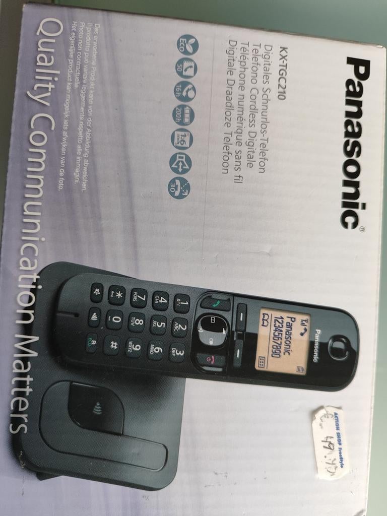 Panasonic KX-TGC210, Enlèvement, Utilisé