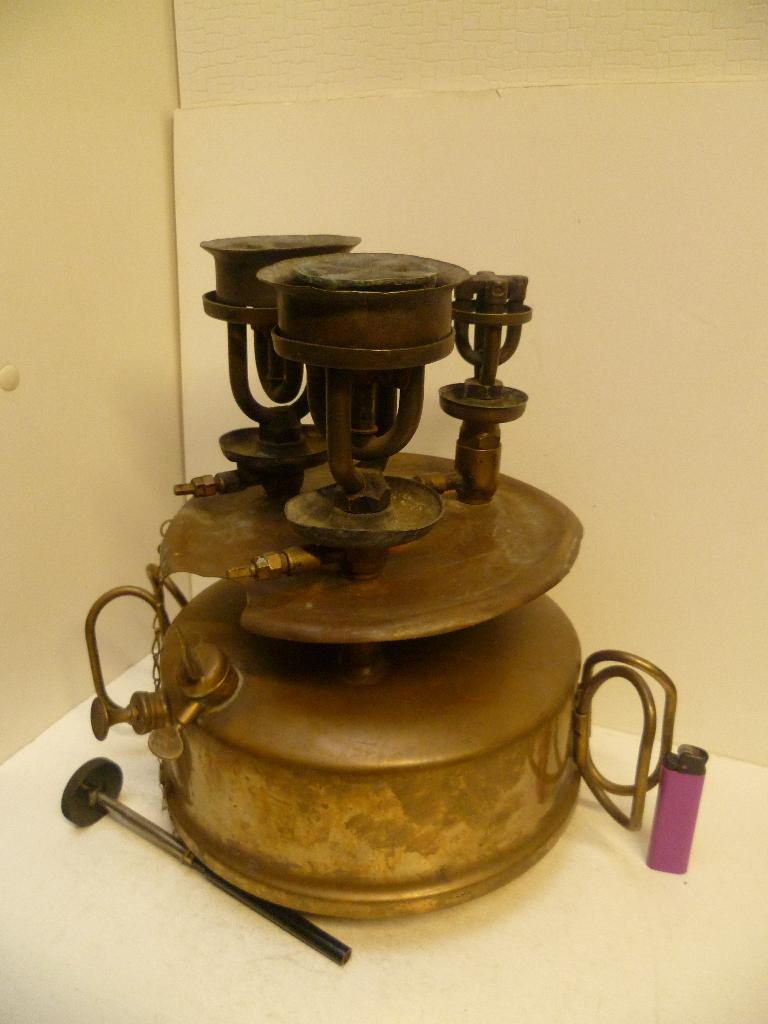 3 Koppige Max Sievert Brander (Zeldzaam) Bieden, Antiek en Kunst, Antiek | Gereedschap en Instrumenten, Ophalen of Verzenden