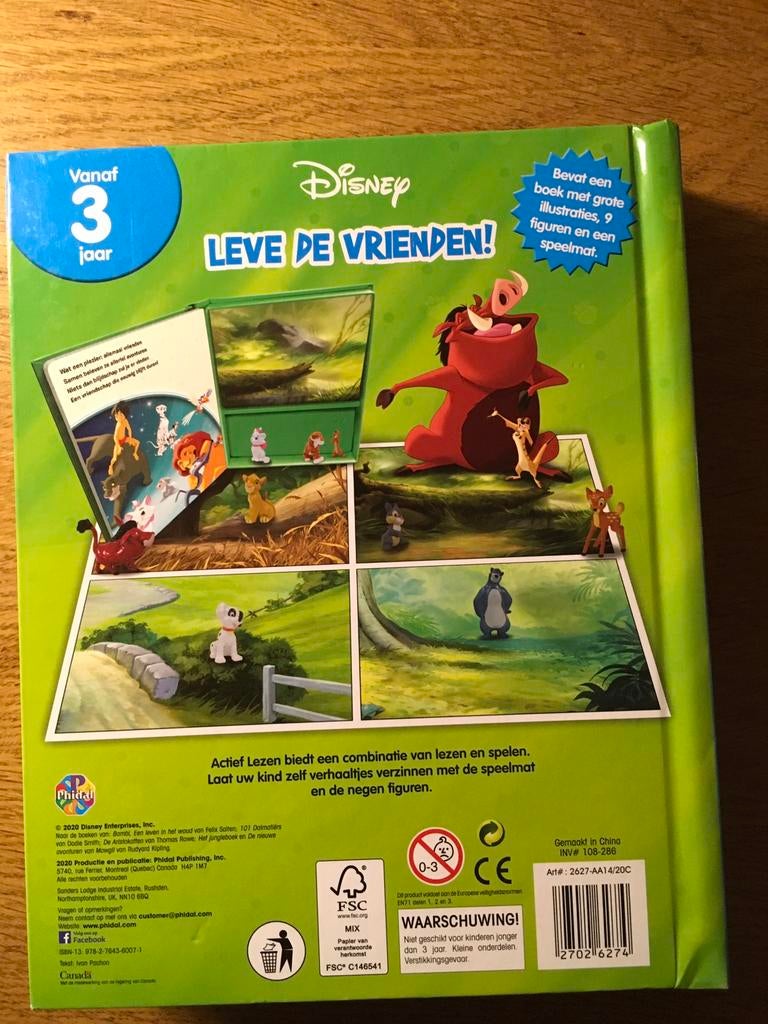 Livre de lecture Disney, longue vie aux amis, Enlèvement ou Envoi, Comme neuf