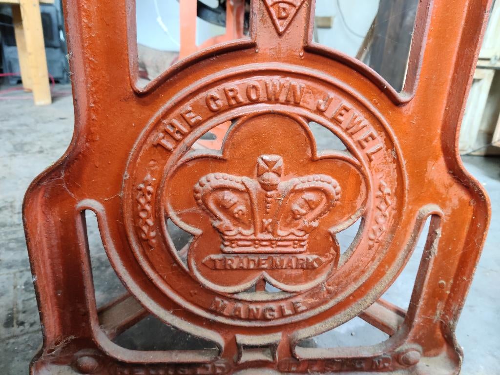 Presse à draps " le joyau de la couronne" G Duchamps, Antiquités & Art, Antiquités | Autres Antiquités, Enlèvement