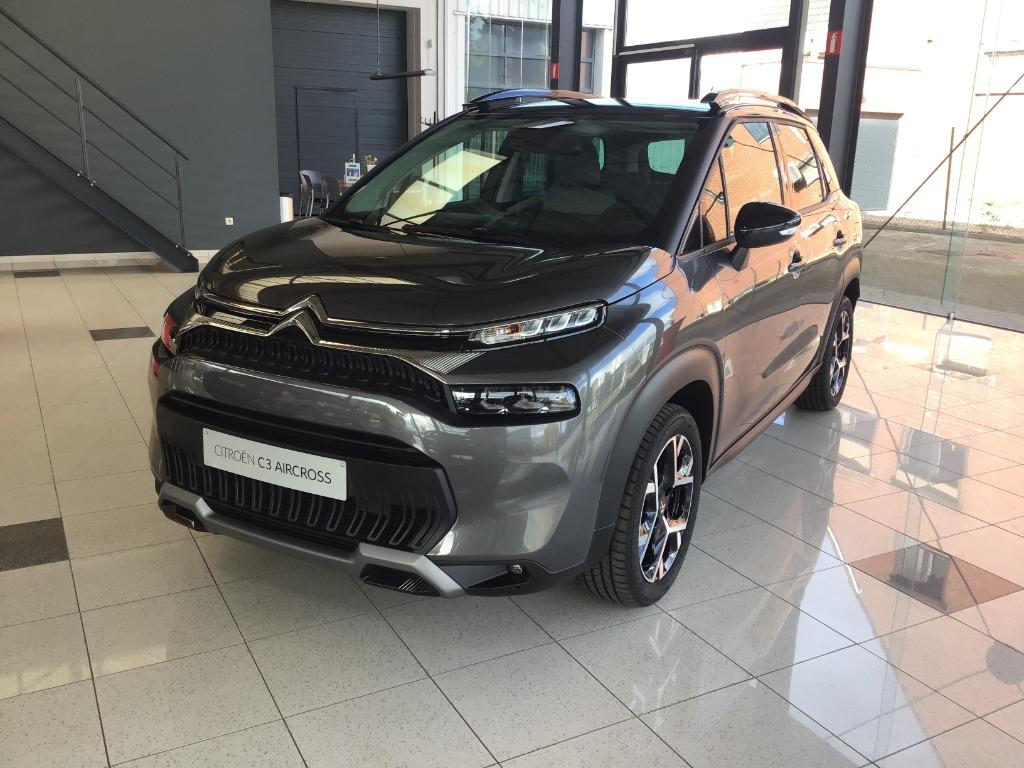 citroen c3 aircross 1.2 b 130pk automaat, Auto's, Citroën, Euro 6, 5 zetels, SUV of Terreinwagen, Zilver of Grijs