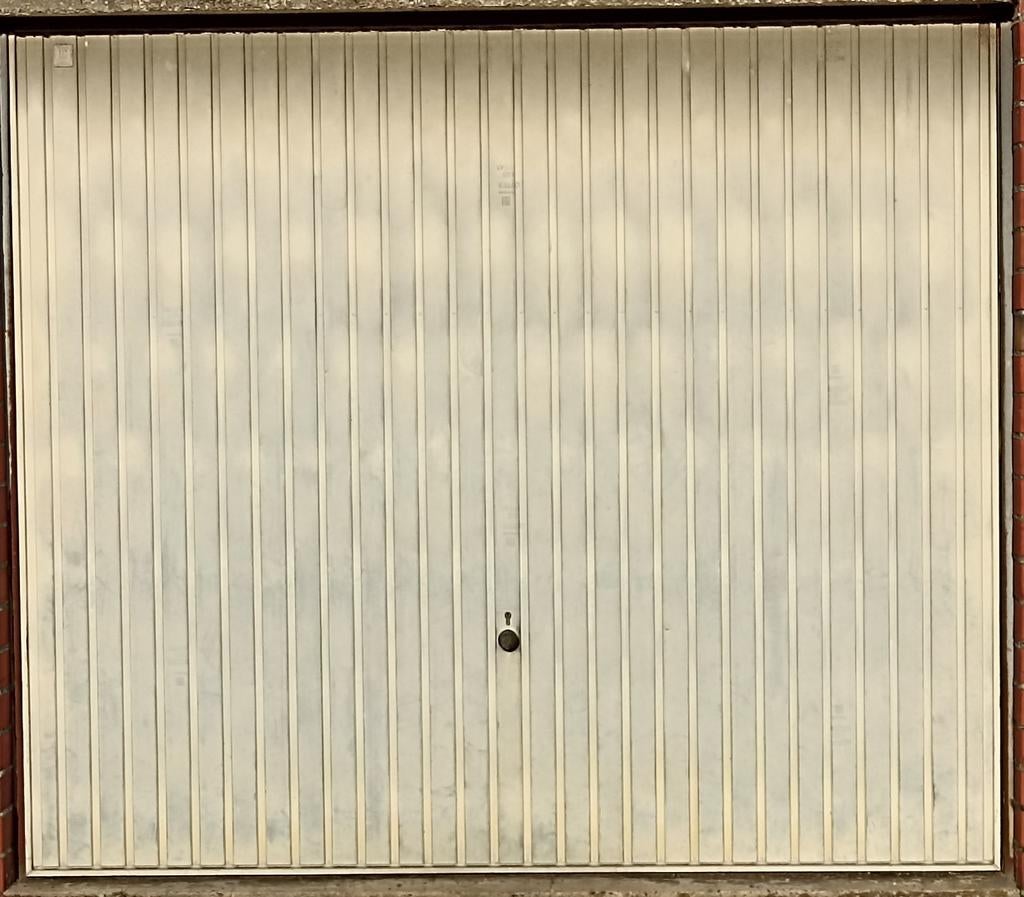 ❗Nog 1 stuk❗Manuele garagepoort (1 verkocht), Ophalen, Gebruikt, Garagedeur, Metaal