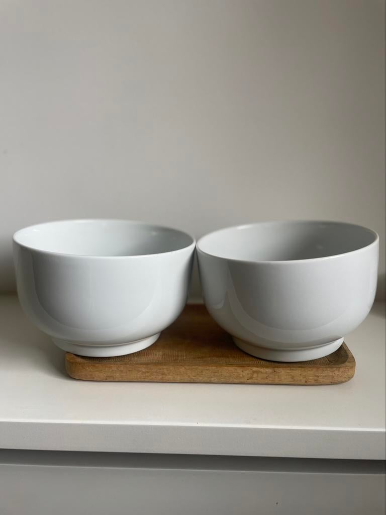 Ikea 365+ grote schalen wit als nieuw, Ophalen, Effen, Aardewerk, Schaal of Schalen