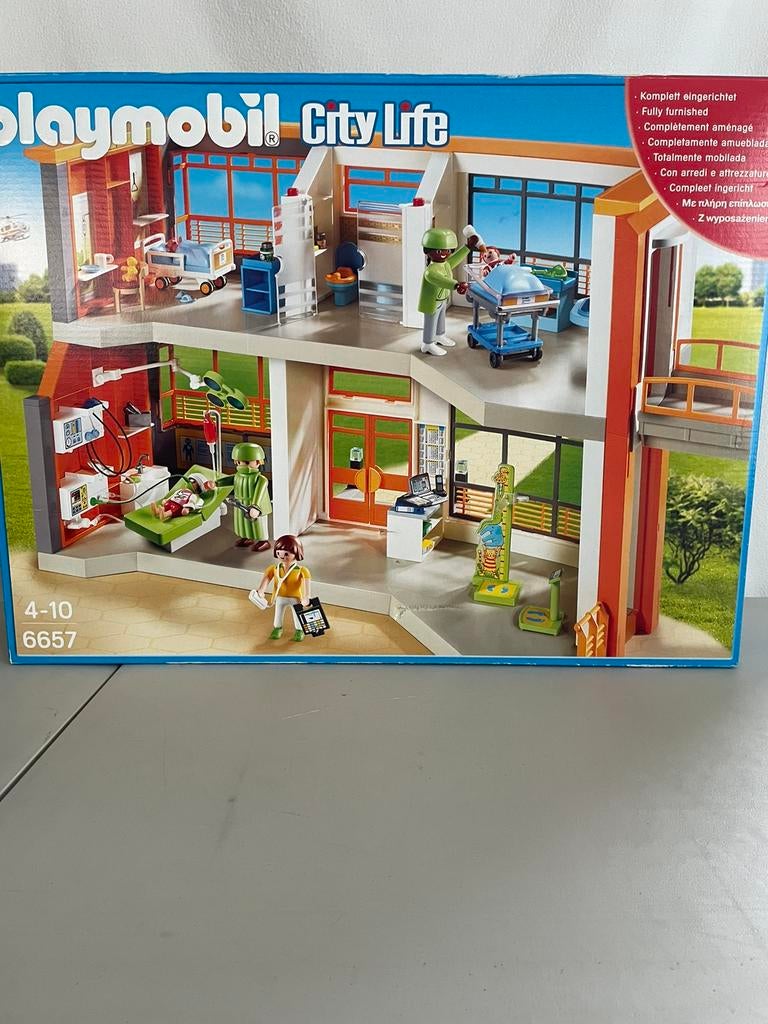 6657 Kinderziekenhuis, Enfants & Bébés, Jouets | Playmobil, Enlèvement ou Envoi, Comme neuf