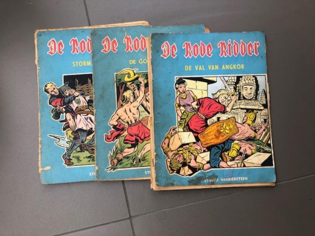 Rode Ridder albums 7, 8 , 10 om te restaureren, Meerdere stripboeken, Ophalen of Verzenden, Gelezen, Willy Vandersteen