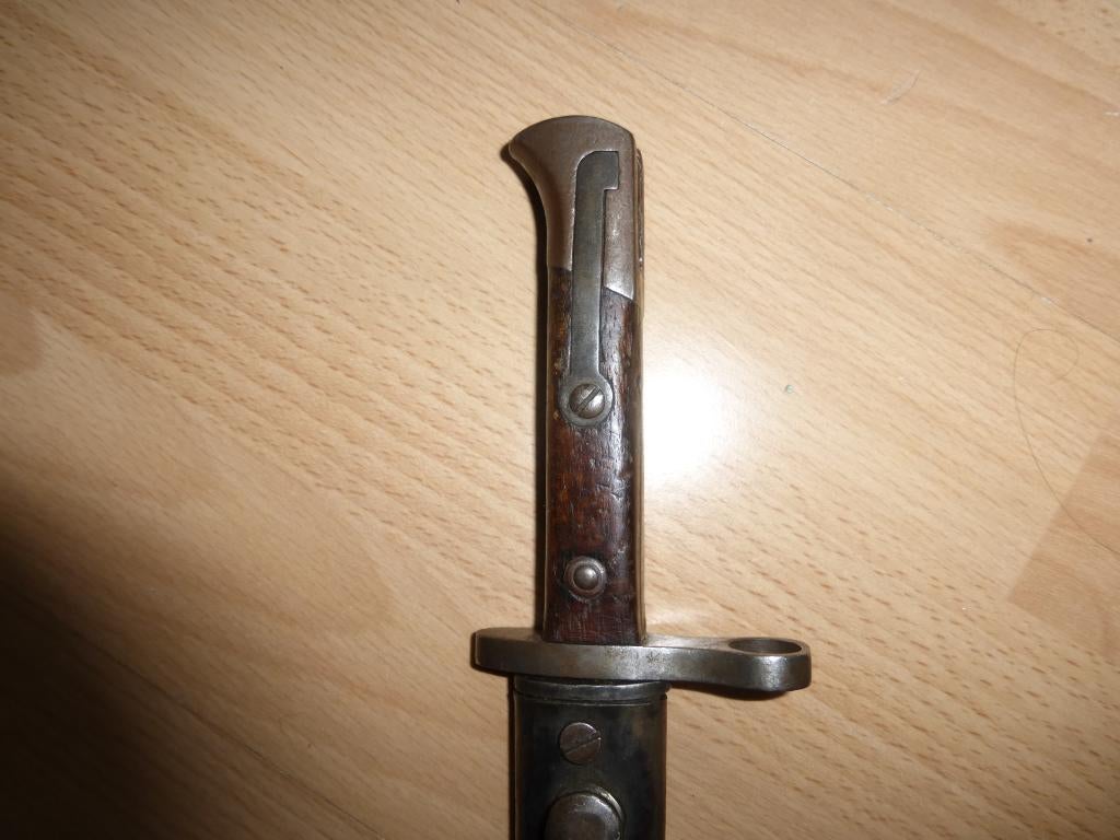 Baionnette Turque Mauser Modele 35 pour Mauser T38., Collections, Objets militaires | Général, Envoi, Armée de terre, Couteau ou Poignard