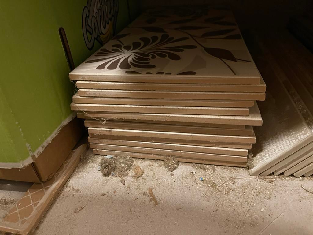 13 tegels  faience  Polis Vertigo Fascia Fast Old Lace, Bricolage & Construction, Dalles & Carrelages, Enlèvement ou Envoi