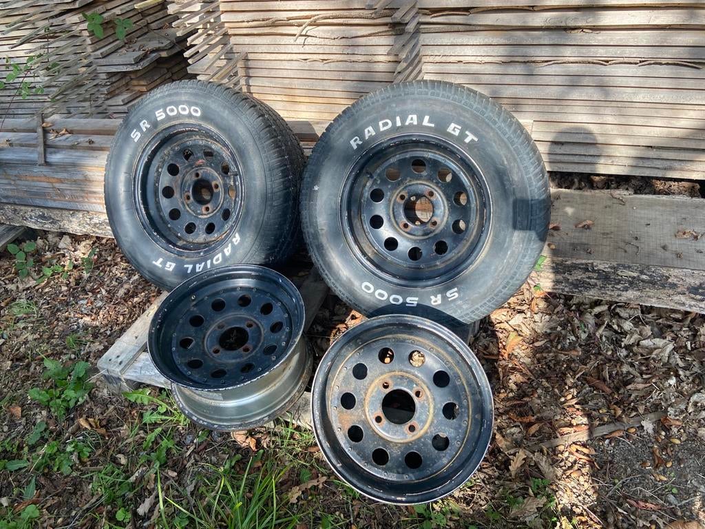 Jantes Mustang 2 R14 245/60, Autos : Pièces & Accessoires, Enlèvement, Jante(s)