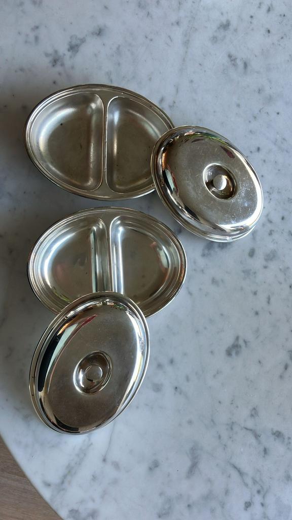 Plats en argent, Antiquités & Art, Enlèvement ou Envoi